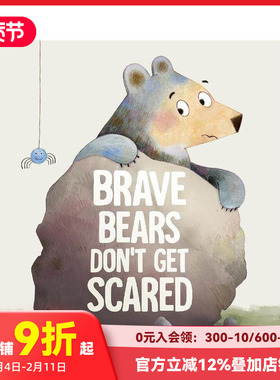 【预售】勇敢小熊不怕怕 Brave Bears Don't Get Scared 原版英文儿童绘本
