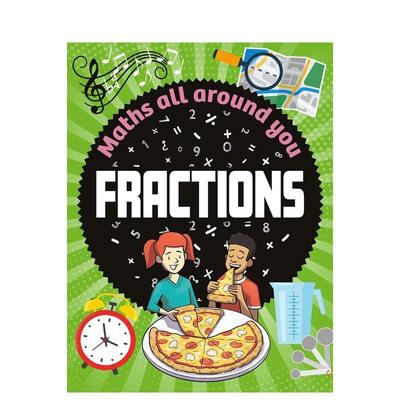 【现货】【数学无处不在】分数篇（精装） Maths All Around You: Fractions 原版英文儿童绘本 善本图书