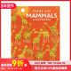 艺术插画绘本 are 英文原版 Everywhere 随处可见 Mammals 现货 自然知识科普 There 进口儿童图书 哺乳类动物 6岁以上 精装