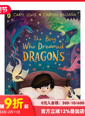【预售】梦见龙的男孩 The Boy Who Dreamed Dragons 原版英文儿童绘本 善本图书