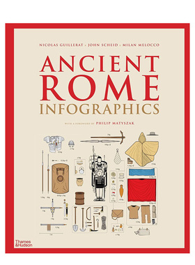 【现货】古罗马：信息图表 Ancient Rome: Infographics 人文历史 T&H 英文原版进口 善本图书