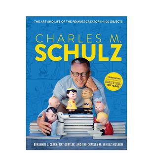 艺术与生活 100件物品 原版 预售 英文艺术插画原画设定集 Schulz 查尔斯·舒尔茨：花生漫画创作者 Charles