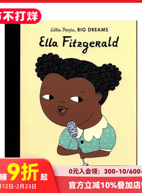 【现货】埃拉·菲茨杰拉德Ella Fitzgerald 3-6岁美术音乐启蒙彩图英文绘本 早教学前教育人物故事 善本图书