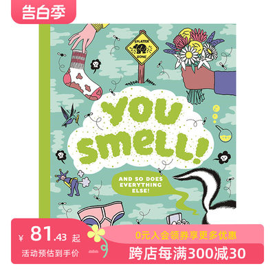 【现货】You Smell! 你好臭哦！一起闻一下这些味道吧 英文原版儿童活动书