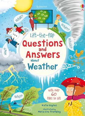 【现货】【Lift-the-Flap 】Questions and Answers About Weather，【翻翻书】关于天气的问答