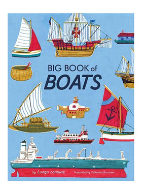 【现货】船舶大书 Big Book of Boats  Luogo comune b small publishing 科普读物 英文原版进口儿童绘本 善本图书