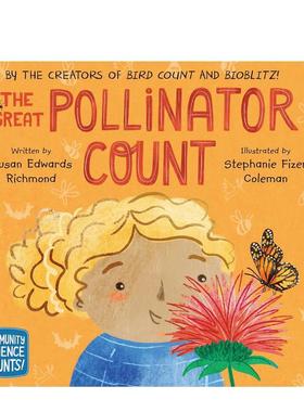 【预售】【社区科学大行动！】小昆虫普查日 【Community Science Counts!】The Great Pollinator Count 原版英文儿童绘本