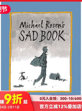 【现货】Michael Rosen's Sad Book 迈克尔罗森的伤心书 英文原版 儿童启蒙亲情教育绘本3-6岁 nice爷爷