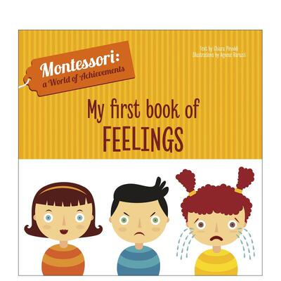 【预售】【蒙台梭利成就世界】我的情绪初识书 【Montessori: A World of Achievements】 原版英文儿童语言/概念启蒙
