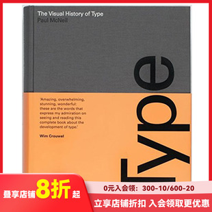 History 英文原版 艺术字体设计图书 Visual Type The 字体视觉历史 现货