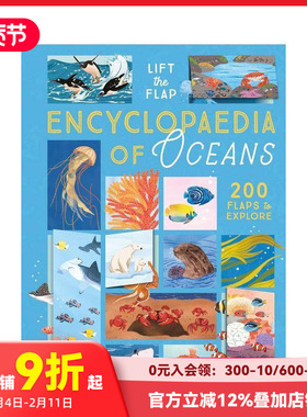 【现货】海洋翻翻百科全书 200个趣味翻页探索海洋 The Lift-the-Flap Encyclopaedia of Oceans 原版英文儿童趣味