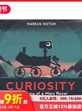 【预售】火星探测器的故事 Curiosity: The Story of a Mars Rover 原版英文儿童桥梁书