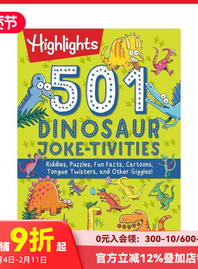 【预售】【501笑话】恐龙 【501Joke-tivities】Dinosaur 原版英文儿童趣味 善本图书