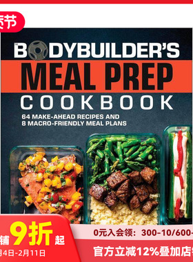 【预售】健美运动员备餐食谱 The Bodybuilder's Meal Prep Cookbook 原版英文餐饮生活美食