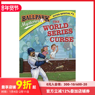 【预售】英文原版 棒球场的秘密:世界诅咒 Ballpark Mysteries Super Special 1  儿童英语故事章节桥梁书分级阅读 6岁以上