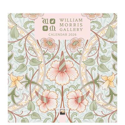 【预售】威廉·莫里斯画廊 2026年迷你挂历（艺术日历） William Morris Gallery Mini Wall Calendar  原版日历