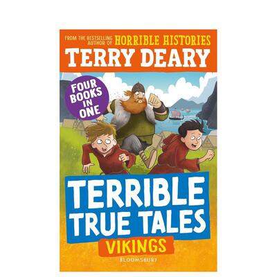 【预售】【糟糕又真实的故事】维京人 【Terrible True Tales】原版英文儿童桥梁书 历史科普初章书 可怕的历史作者Terry Deary