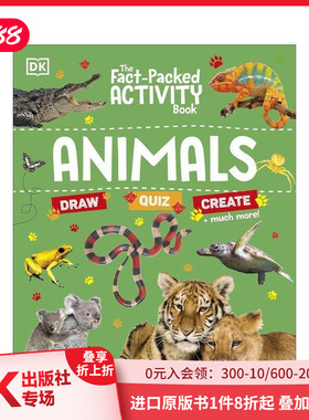 【预售】充满事实的活动书：动物 The Fact-Packed Activity Book:Animals 原版英文儿童趣味