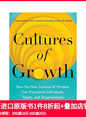 【预售】成长的文化：团队思维与科学 Cultures of Growth 原版英文
