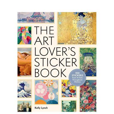 【预售】艺术爱好者贴纸书：350枚历代艺术家经典贴纸 The Art Lover's Sticker Book 原版英文贴纸书