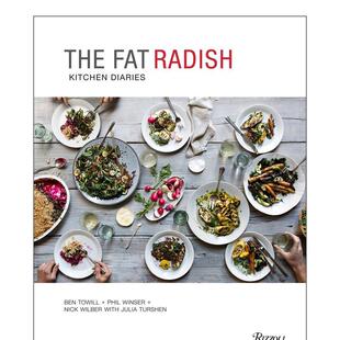 Kitchen 现货 Diaries Radish The Plate Center Putting 原版 Fat the 胖萝卜 英文餐饮生活美食 Vegetables