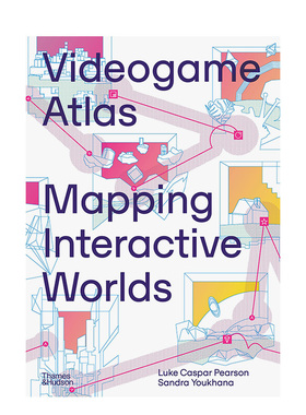 【预售】从这里出发！绘制你的电子交互世界 Videogame Atlas：Mapping Interactive Worlds 原版英文数字媒体设计艺术 善本图书
