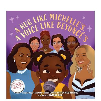 【预售】如米歇尔的拥抱，似碧昂丝的歌声 A Hug Like Michelle's， a Voice Like Beyonce's: A Picture Book 原版英文儿童绘本