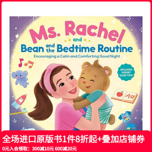 ：营造宁静温馨 Rachel 预售 睡前仪式 Routine 英文儿童绘本 Bedtime 夜晚 瑞秋老师与豆豆 Bean and Ms. 原版 the