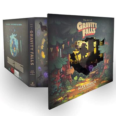 【预售】(预计9月出版)怪诞小镇艺术设定集 The Art of Gravity Falls 原版英文艺术插画原画设定集善本图书