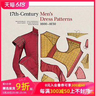 Patterns 设计艺术 Men‘s 服装 现货 T&H出版 历史 十七世纪男装 V&A 17th Dress 英文服装 Century 图案