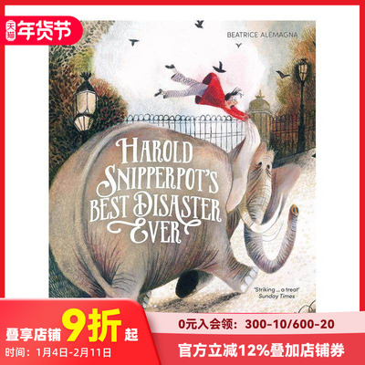 【预售】【意大利插画师Beatrice Alemagna】哈罗德遇见的灾难 Harold Snipperpot’s Best Disaster Ever 英文儿童绘本