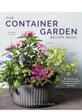 【预售】容器花园食谱书：56 种花盆、窗台花箱、吊篮设计 Contain