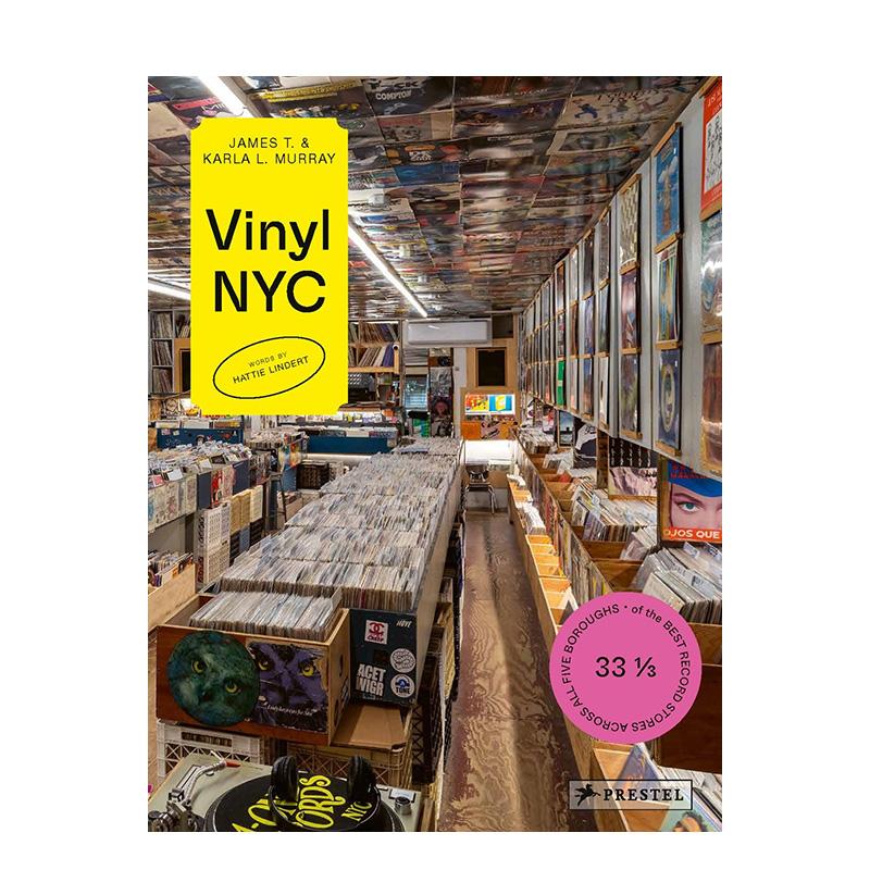 【预售】纽约黑胶地图:五城区33?家传奇唱片行 VINYL NYC 原版英文音乐