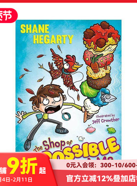 【预售】不可思议的冰淇淋店 卷1 The Shop of Impossible Ice Creams 原版英文儿童章节书 儿童幽默读物
