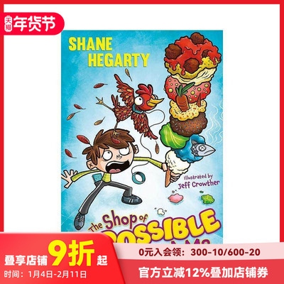【现货】不可思议的冰淇淋店 卷1 The Shop of Impossible Ice Creams 原版英文儿童章节书 儿童幽默读物