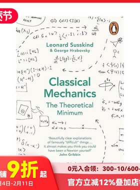 【预售】【简易理论】经典力学 【The Theoretical Minimum】Classical Mechanics 原版英文社会科学 善本图书