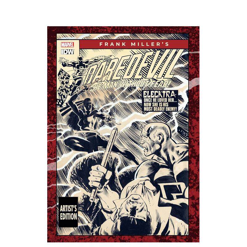 【现货】英文原版 弗兰克·米勒 《夜魔侠》艺术家版 Frank Miller's Daredevil Artist's Edition 英文原版漫画 正版进口书籍