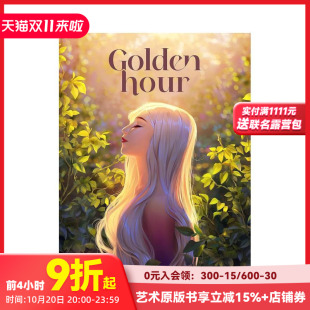 Hour 英文插画原画设定集 金色时光：德国数字插画师Raide 原版 Raide The Golden Art 预售