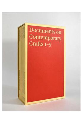 【预售】当代工艺文献集（第 1-5 辑） Documents on Contemporary Crafts 1-5 原版英文艺术画册画集 善本图书