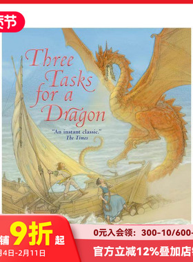 【预售】龙的三项任务 Three Tasks for a Dragon 原版英文儿童绘本