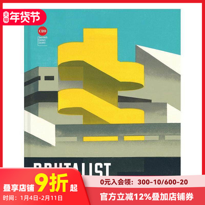 【预售】野兽派大不列颠建筑：1960-1970 Brutalist Britain: Buildings of the 1960s and 1970s 原版英文建筑设计 善本图书