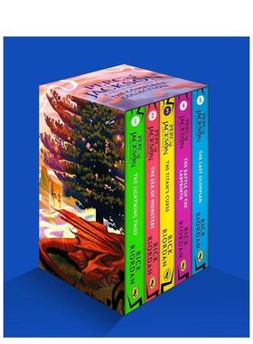 【预售】波西·杰克逊与奥林匹亚众神 5册盒装 Percy Jackson and the Olympians Boxset 原版英文青少年读物