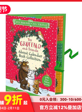 【预售】咕噜牛和朋友们的圣诞倒数日历绘本集：24 本迷你活动书陪你倒数圣诞 The Gruffalo and Friends Advent Calendar Book