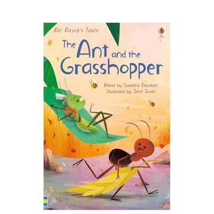 【预售】The Ant and the Grasshopper，蚂蚁和蚱蜢 英文原版图书籍进口正版 Davidson, Susanna 儿童分阶阅读