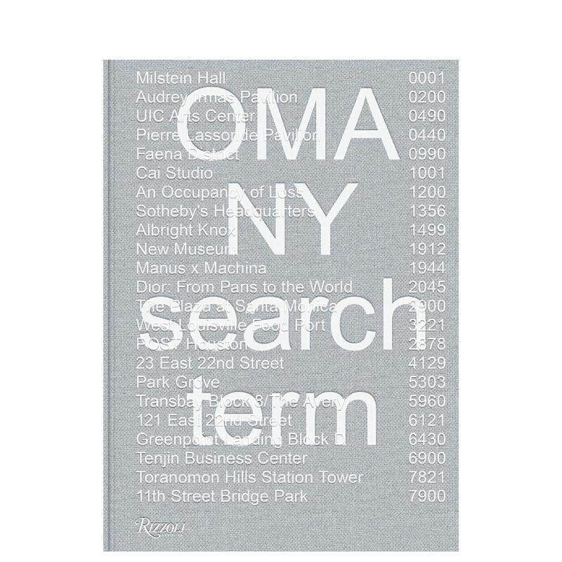 【预售】大都会建筑事务所：特色建筑项目 Oma NY: Search Term 原版英文建筑设计