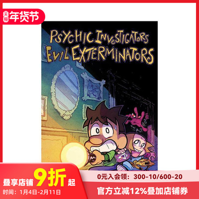 【预售】灵媒调查员，邪恶终结者 Psychic Investigators， Evil Exterminators 原版英文儿童漫画