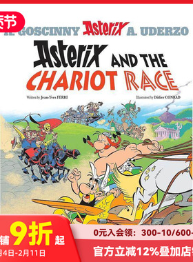 【预售】 Asterix and the Chariot Race: Album 37， 英文原版图书籍进口正版 Jean-Yves Ferri 儿童绘本-IP/系列
