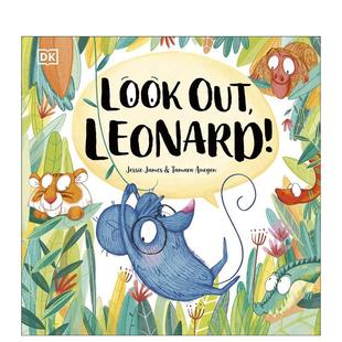 莱纳德 Look 英文儿童绘本 预售 善本图书 原版 当心 Leonard Out