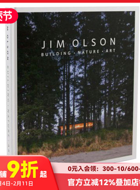 【预售】【T&H】Jim Olson吉姆·奥尔森：建筑，自然，艺术 英文原版建筑设计图书