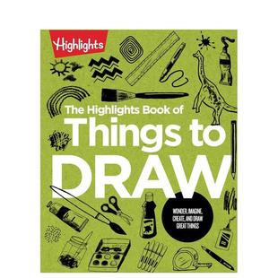 【现货】画画要点书 The Highlights Book of Things to Draw 原版英文儿童绘本 善本图书
